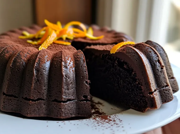 Torta arancia e cioccolato