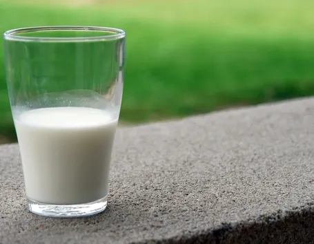 Bicchiere di latte