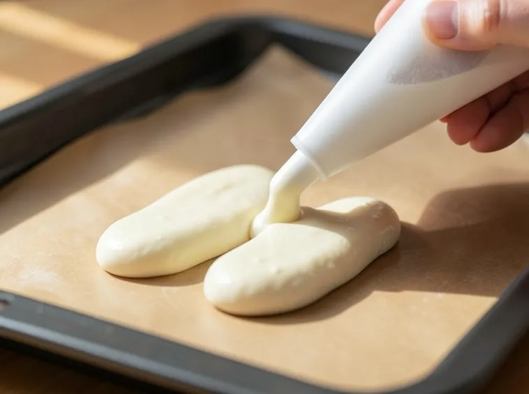 Preparazione dei savoiardi biologici