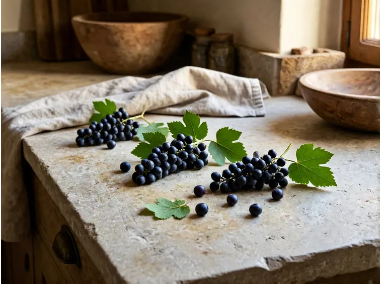 L'uva biologica giusta: canaiolo o sangiovese, con tutti i semi