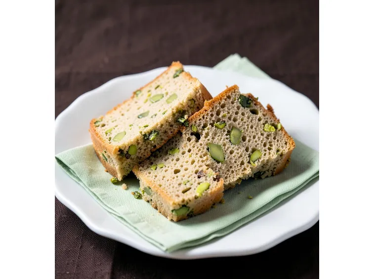 Torta vegana con pistacchi