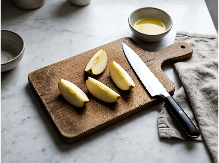 Come tagliare e cuocere le mele con la buccia perché la fetta resti tenera