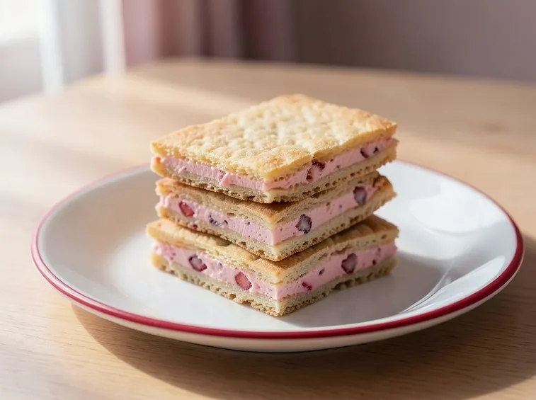 Wafers biologici alla fragola