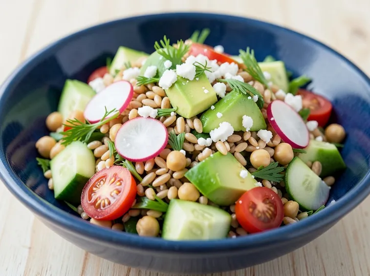 Insalata con orzo