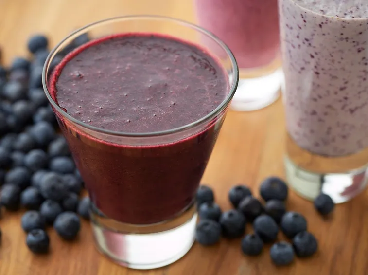 Il succo di mirtilli biologico