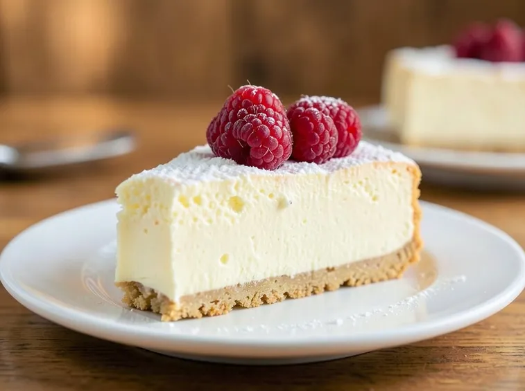 Cheesecake con ricotta biologica