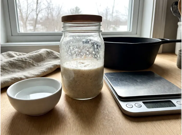 Lievito madre e dosi: come organizzare i tempi quando in casa fa freddo
