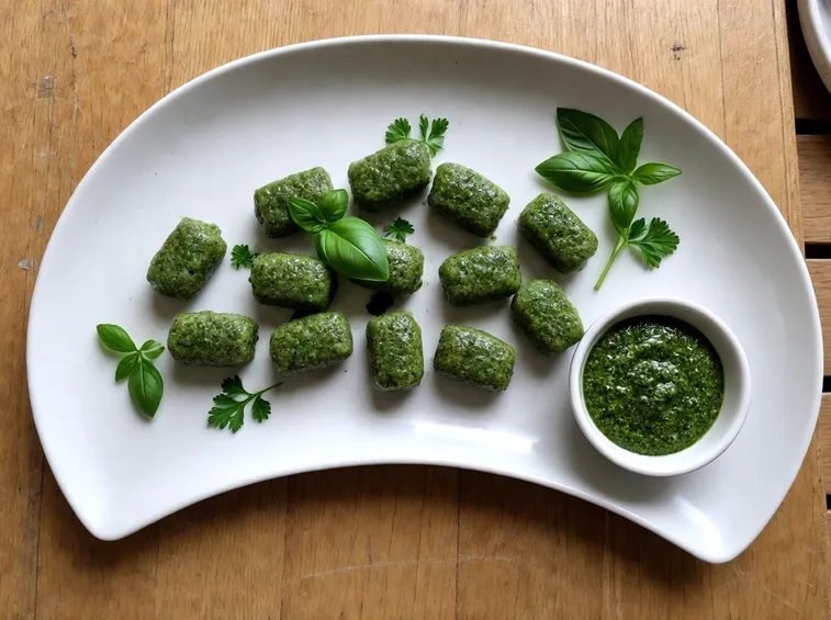 Gnocchi di kamut biologico con pesto