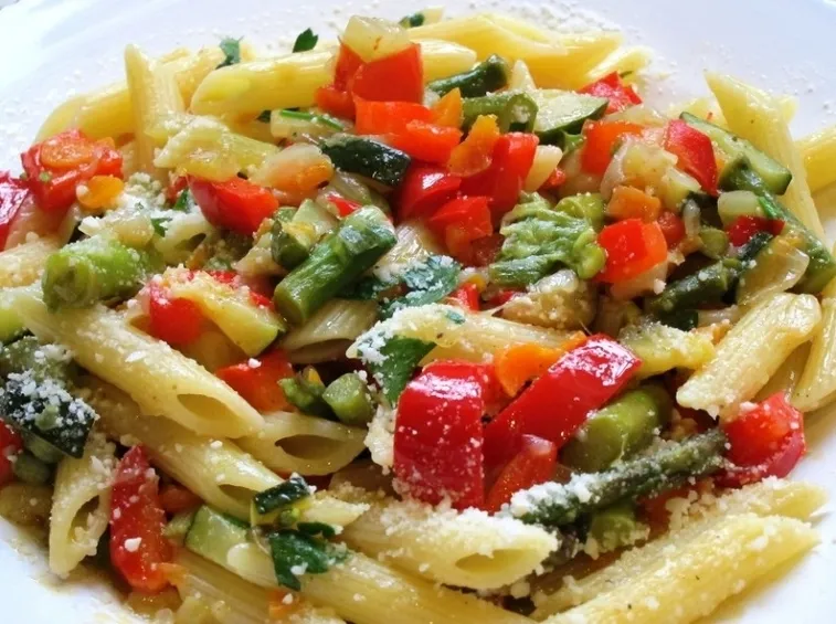 Le penne biologiche buone e appetitose
