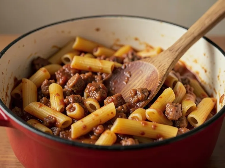 Rigatoni biologici alla bolognese