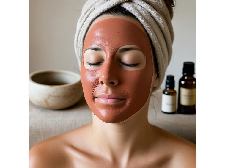 Applicazione maschera argilla