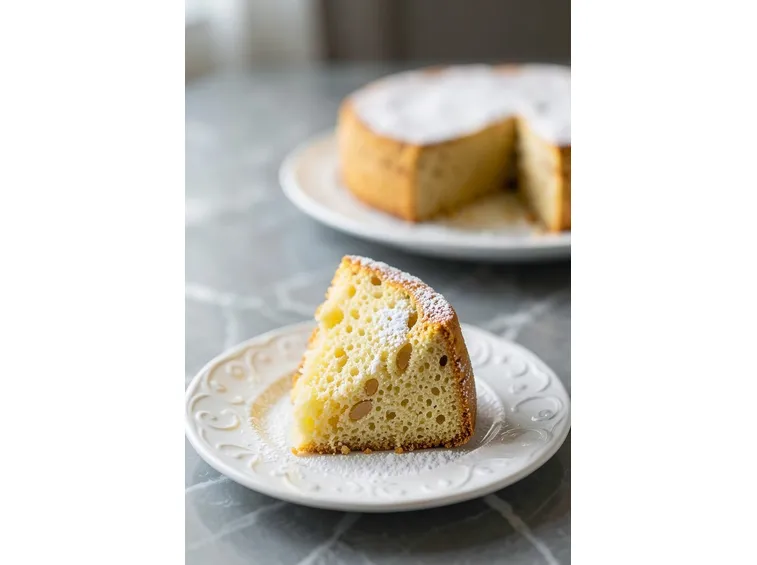 Torta al limone e mandorle