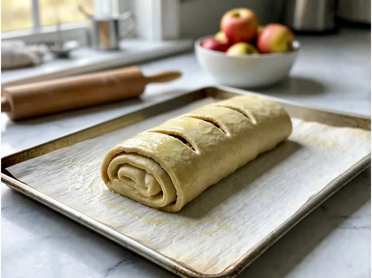 Arrotolare, cuocere e servire lo strudel senza che si apra