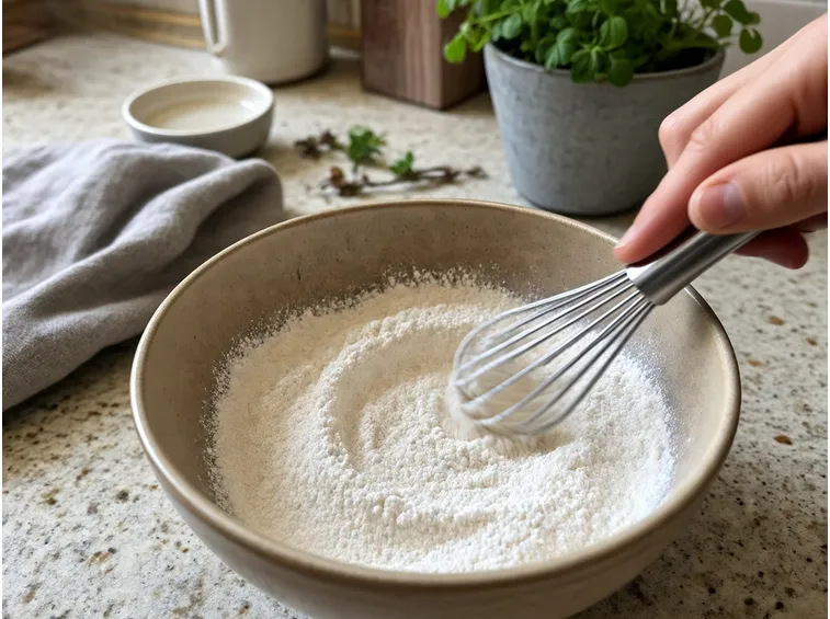 Preparazione torta di riso