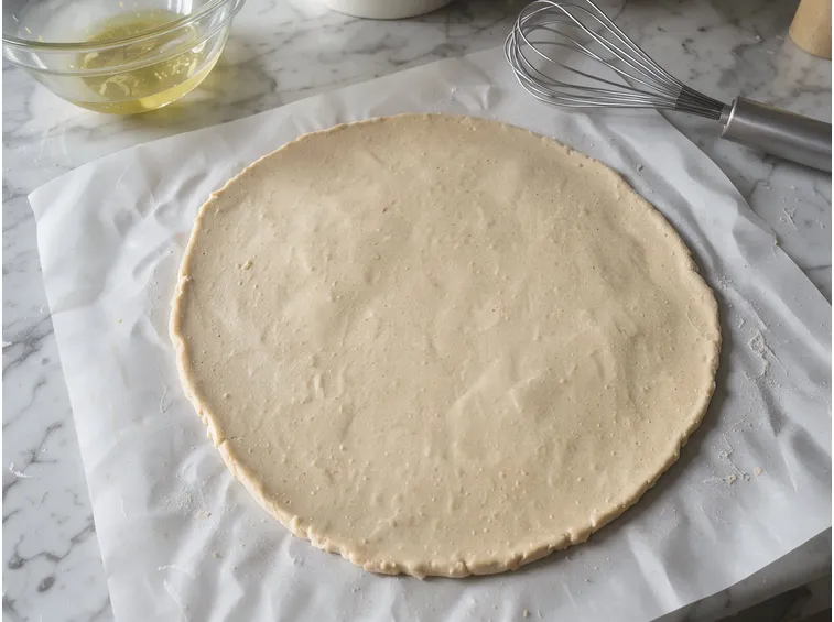 La pasta biscotto senza glutine che si arrotola senza spezzarsi