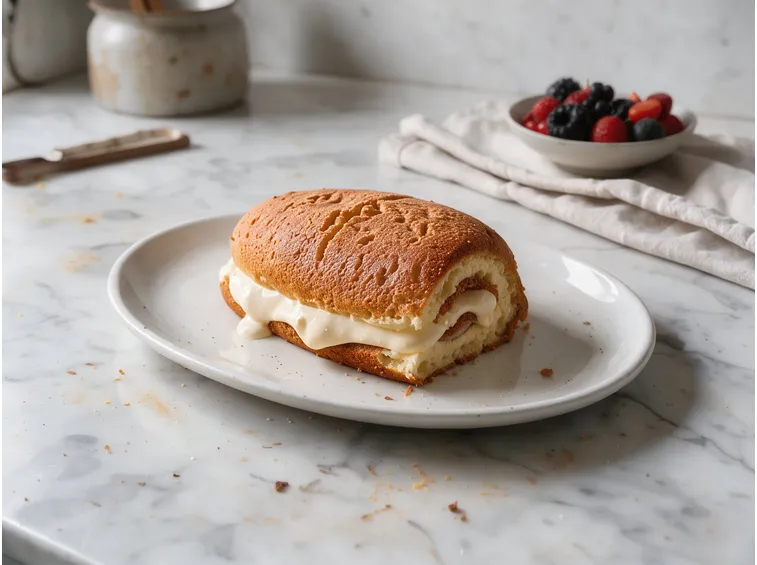Farcitura e arrotolamento: creme, bagna e riposo in frigo