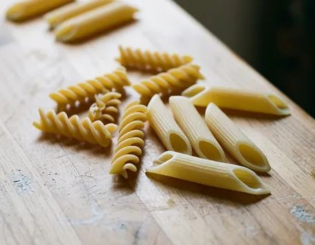Diversi tipi di pasta per celiaci