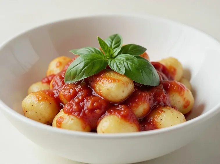 Gnocchi al pomodoro e basilico