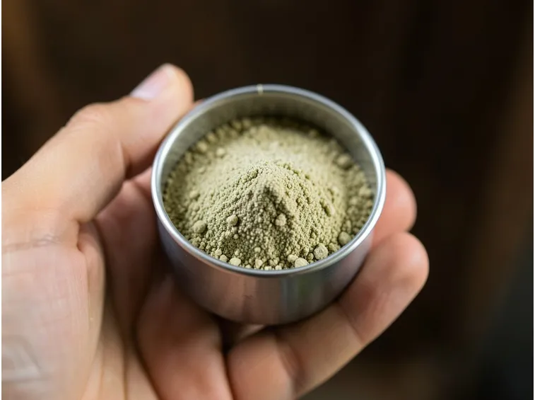 Farina di canapa sativa