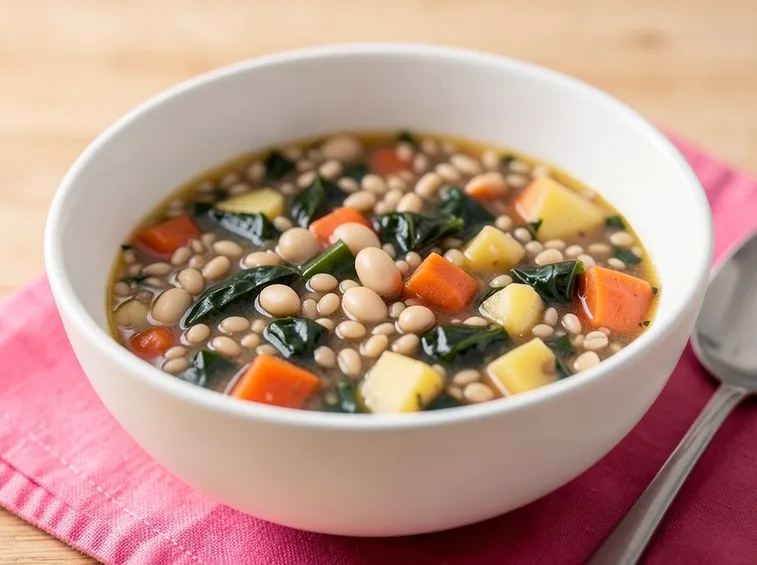 Zuppa di farro e verdure