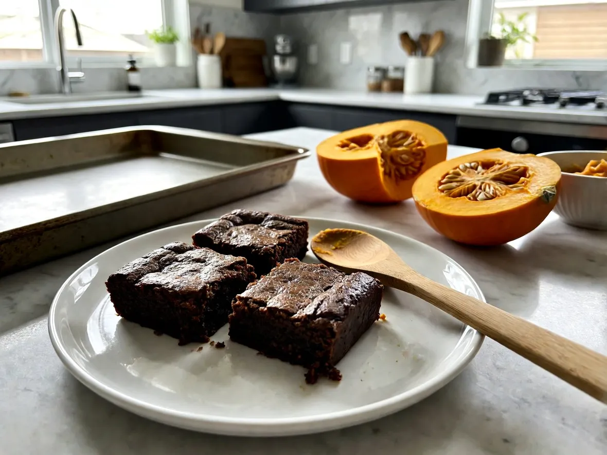Perché la zucca può sostituire la farina nei brownies