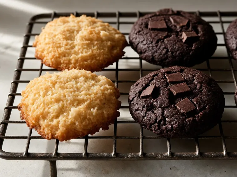 Biscotti al cocco e cioccolato