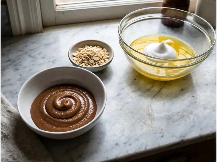 Impasto con mandorle e albumi, cottura e prova stecchino
