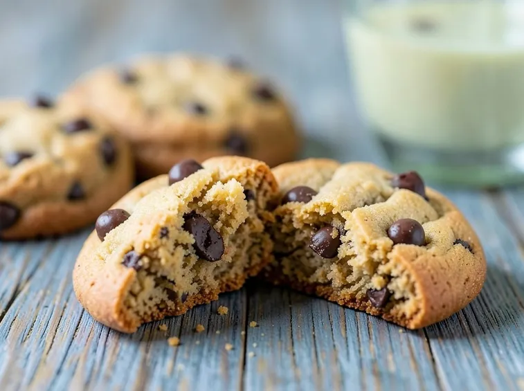 Biscotti per celiaci con gocce di cioccolato