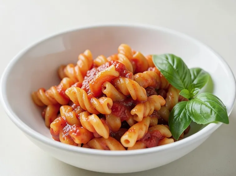 Pasta con peperone e pomodoro