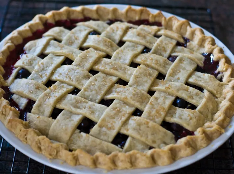 Crostata di mirtilli