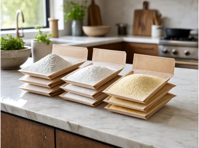 Farina di riso, fecola, amido di mais o mix: cosa cambia nell'impasto
