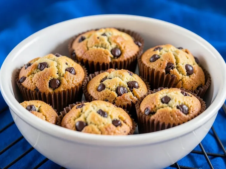 Muffin con gocce di cioccolato