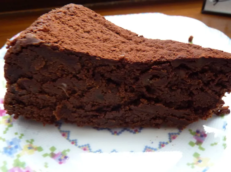 Torta con farina di castagne