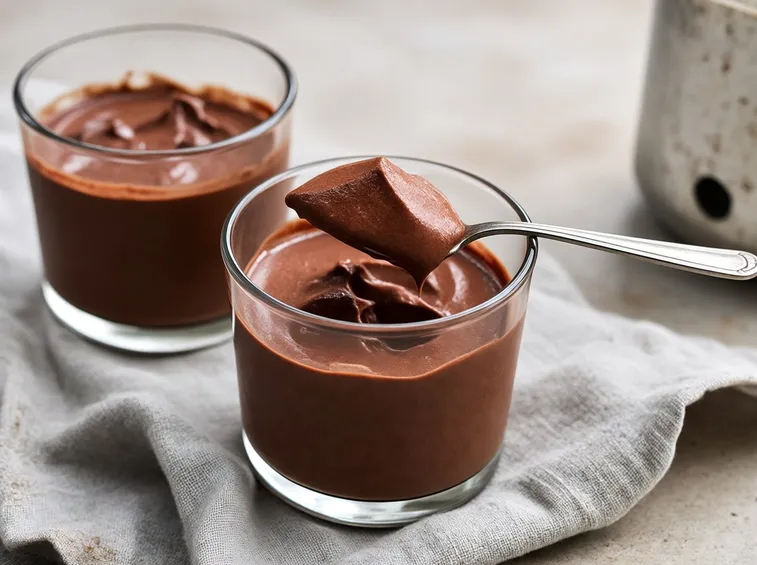 Mousse al cioccolato senza glutine