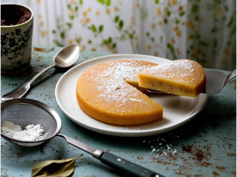 Torta al latte e farina di riso