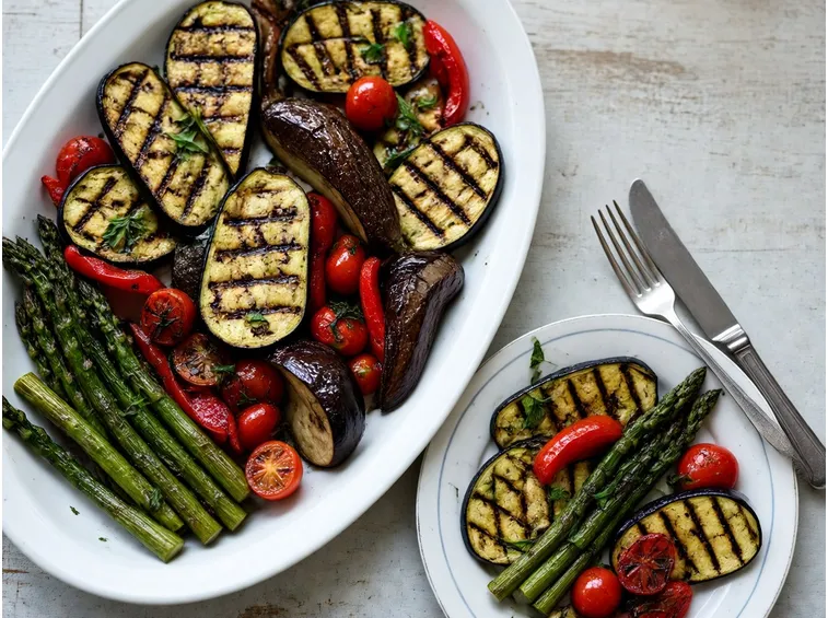 Piatto getariano con verdure