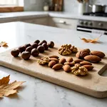 La frutta secca nuova dell'autunno e gli ingredienti davvero senza glutine