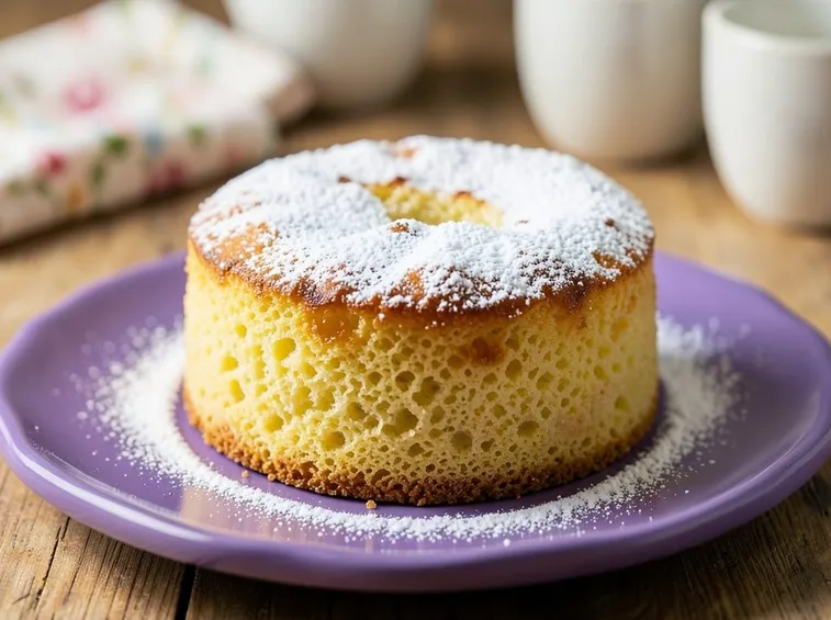 Ciambellone con zucchero a velo