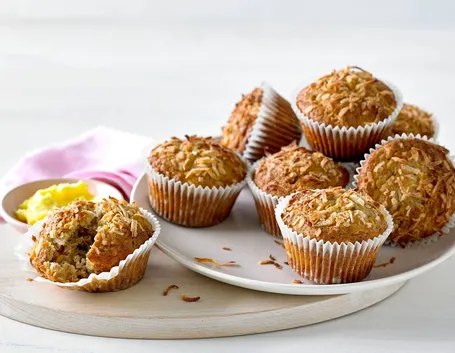 Muffin al cocco e datteri