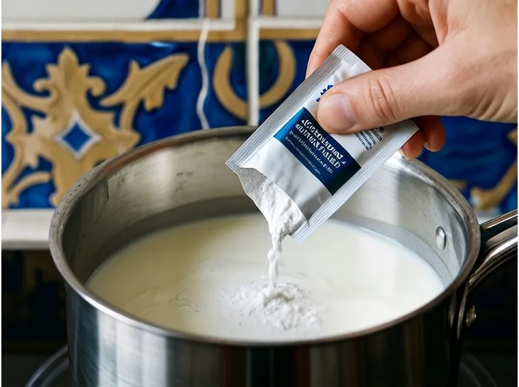 Aggiunta di fermenti al latte