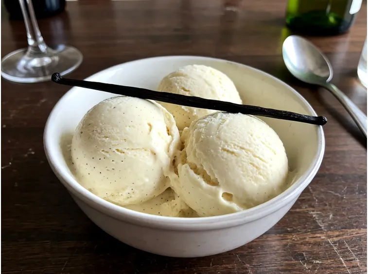 Gelato alla vaniglia per celiaci