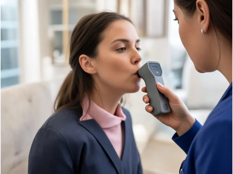 Esempio di test del respiro
