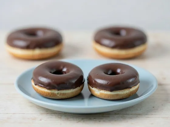 Ciambelle con cioccolato senza glutine e lattosio