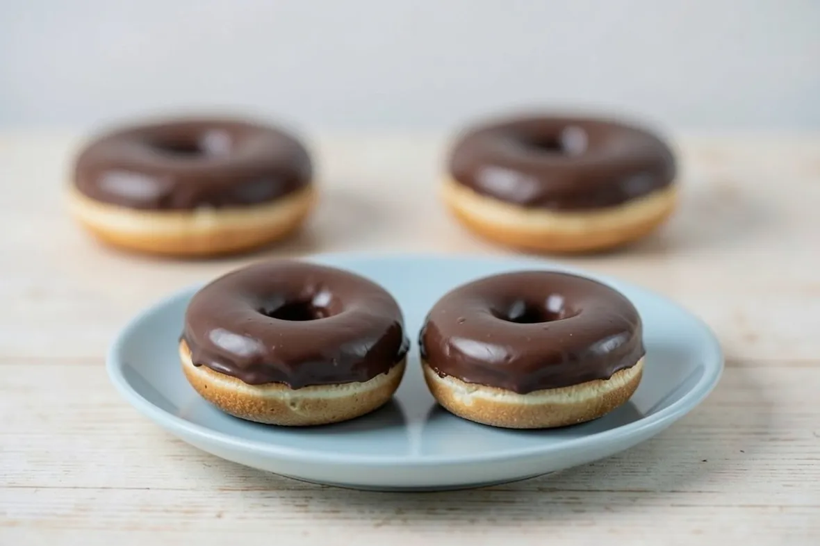Ciambelle con cioccolato senza glutine e lattosio