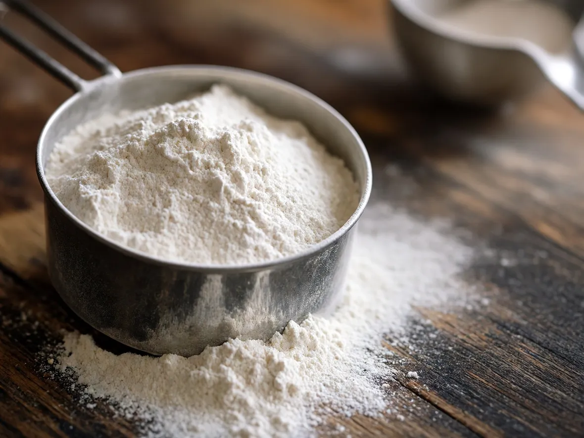 La farina, ricca di glutine