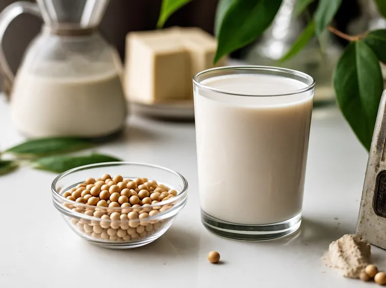 Latte e burro di soia