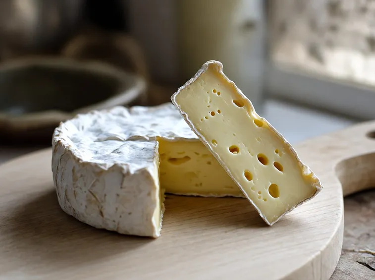 Forma di formaggio camembert
