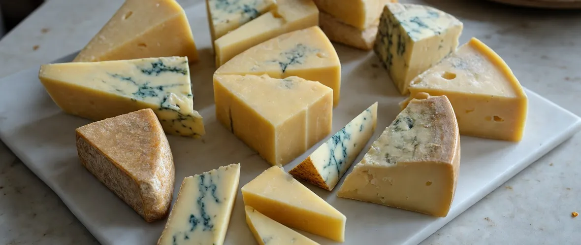 Varie tipologie di formaggi