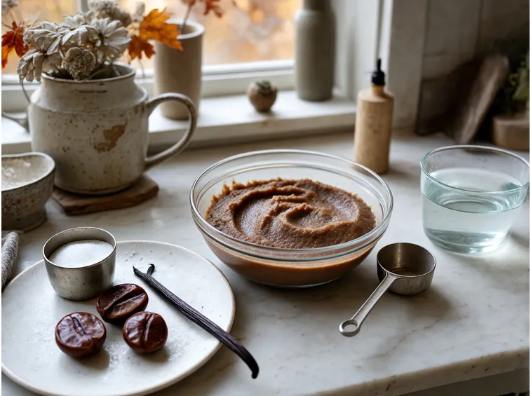 Ingredienti e cottura della crema di castagne