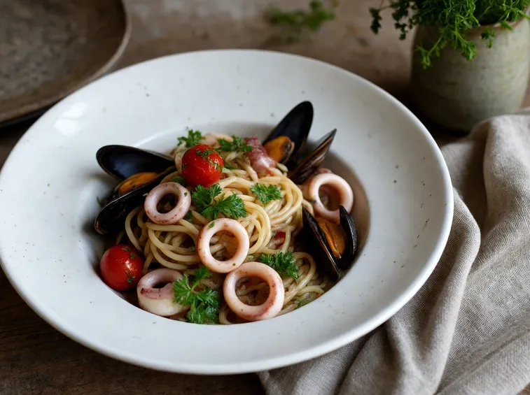 Spaghetti scoglio